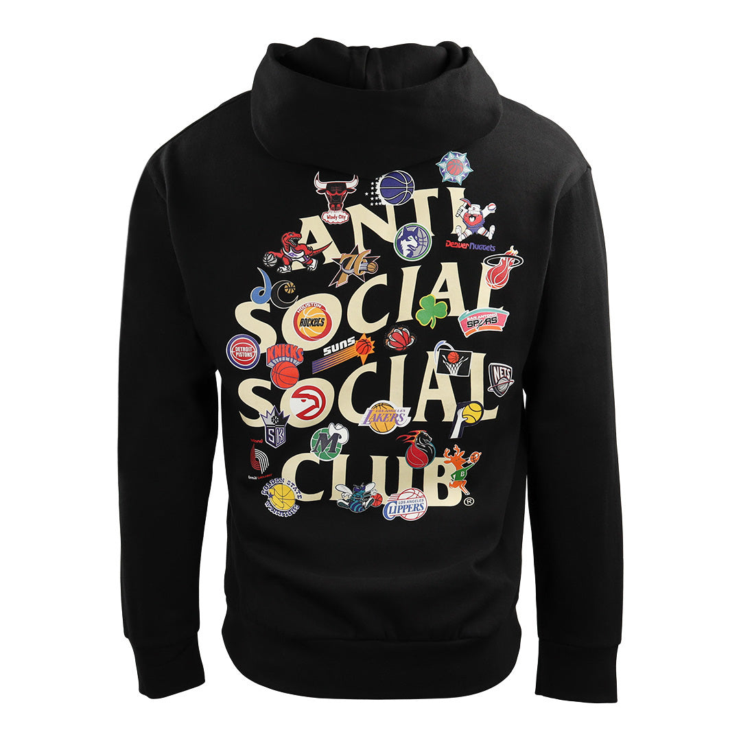 ASSC x Mitchell & Ness NBA Logo Collage Hoodie – AntiSocialSocialClub