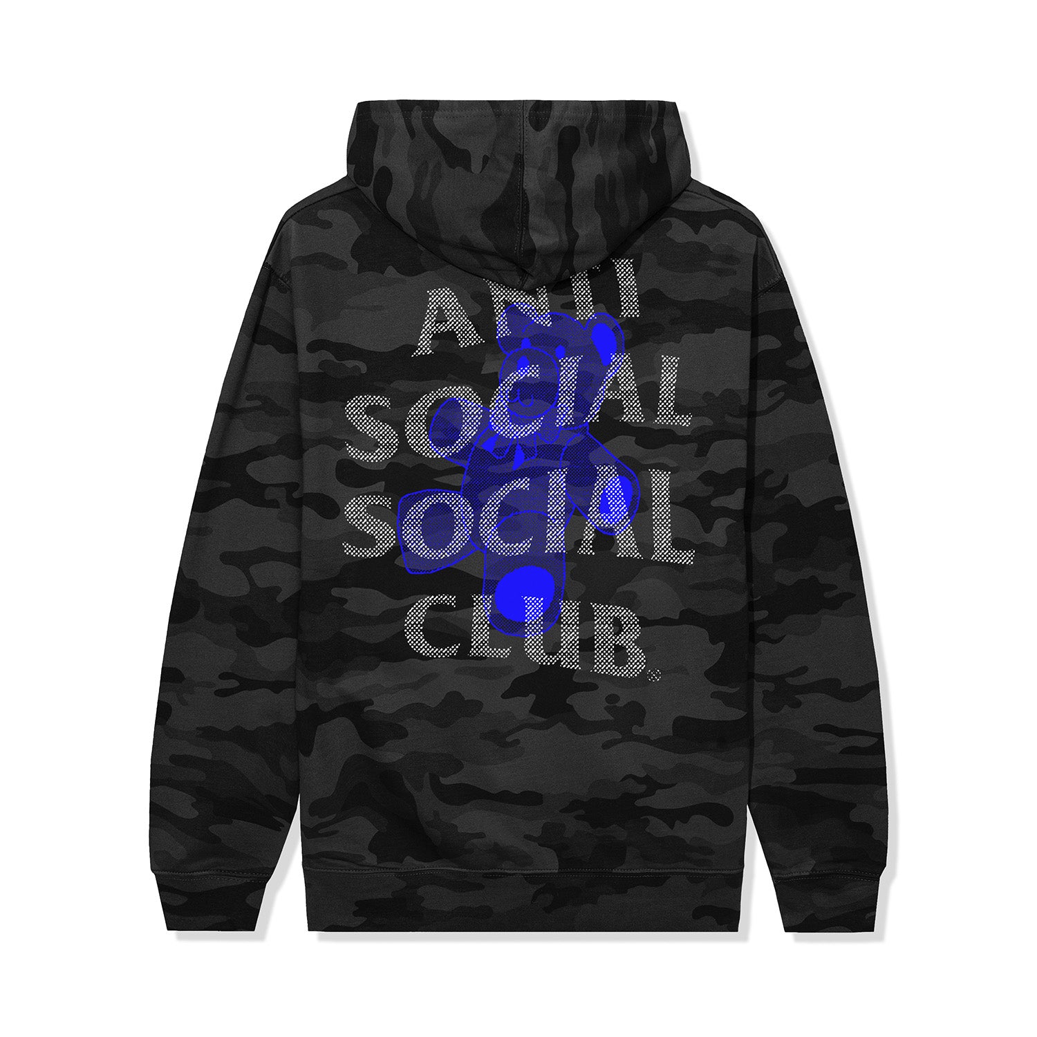 Anti orders Social Social Club 3M Black Camo Hoodie Large