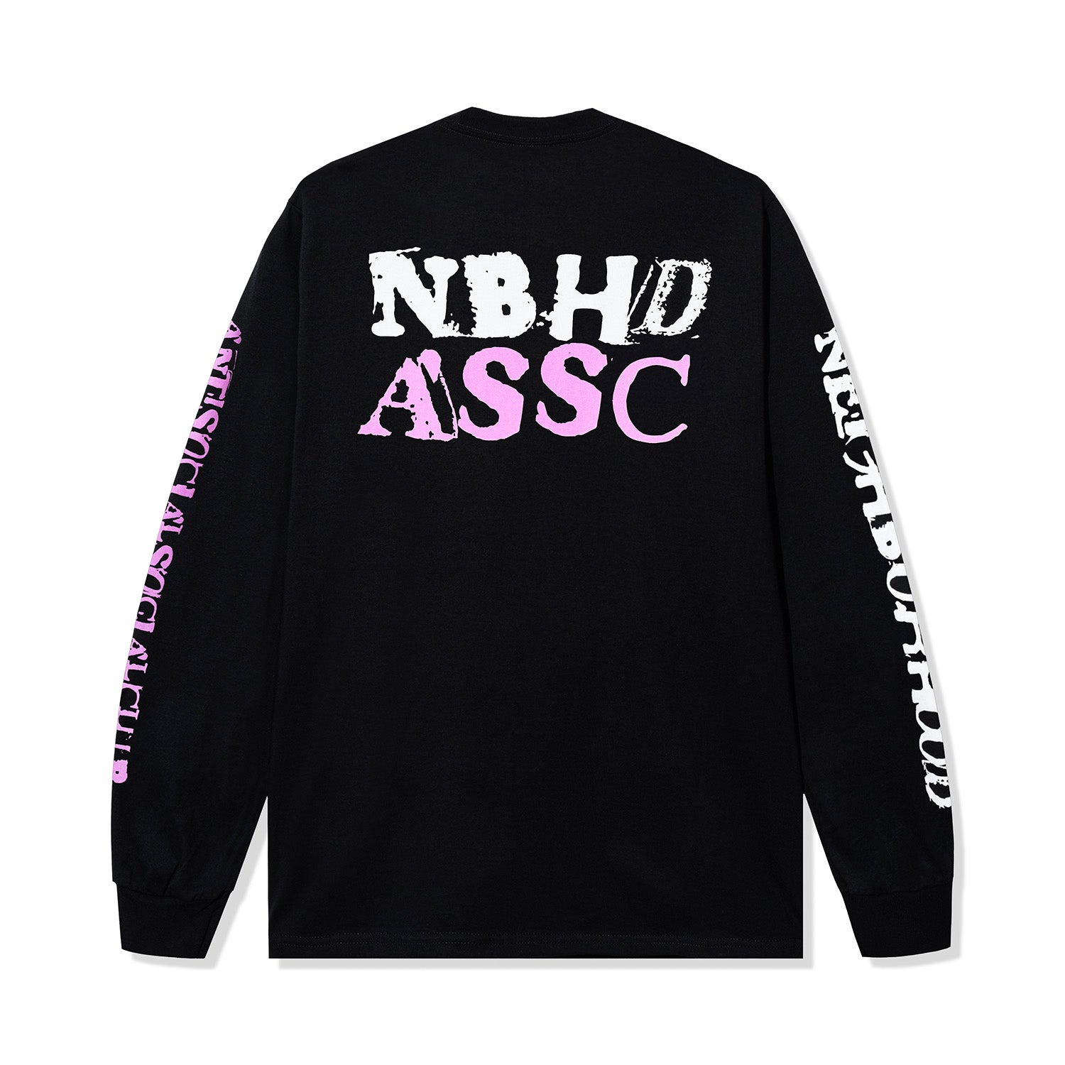 ASSC x Neighborhood Chaos LS Tee - Black – AntiSocialSocialClub