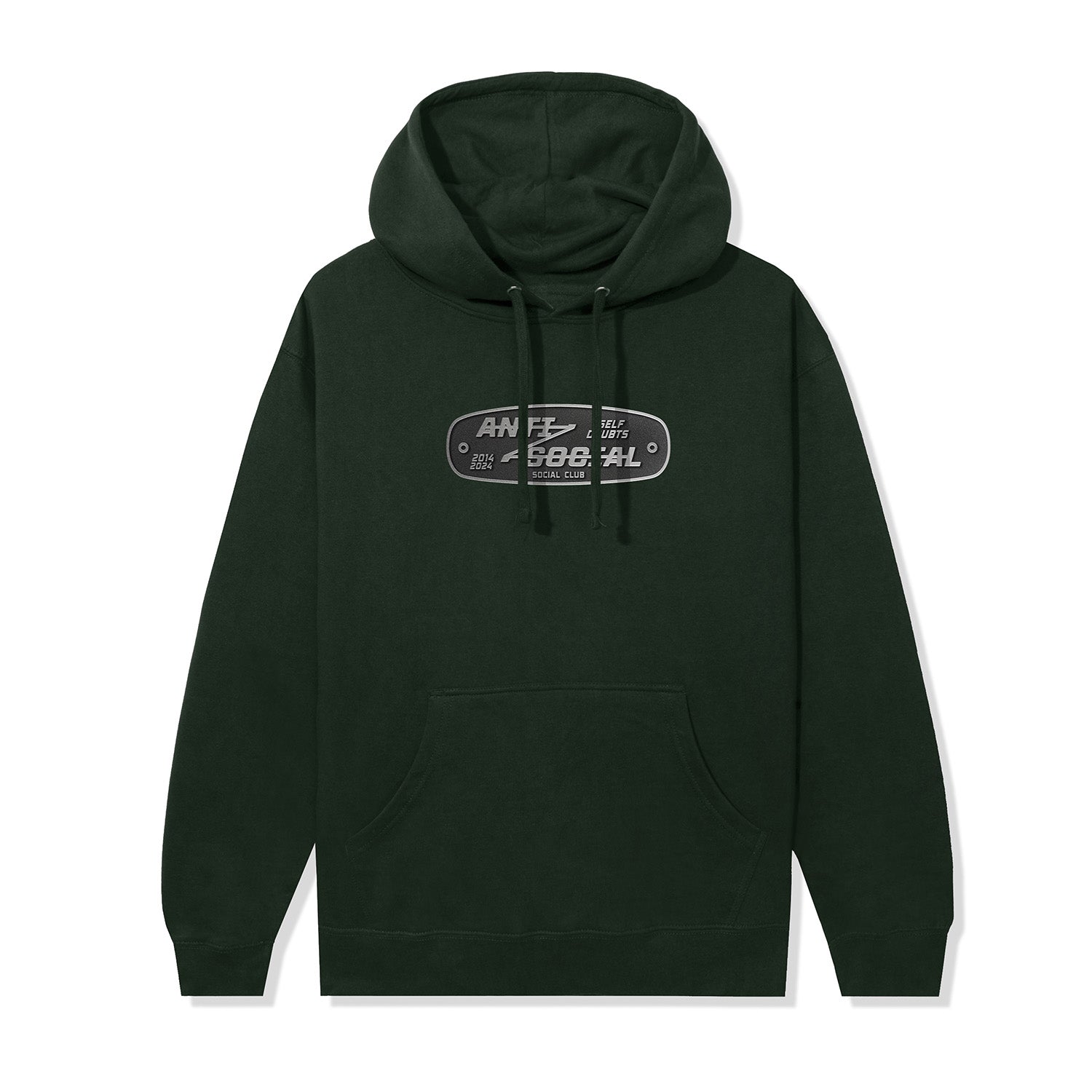 Green anti social social club hoodie sale