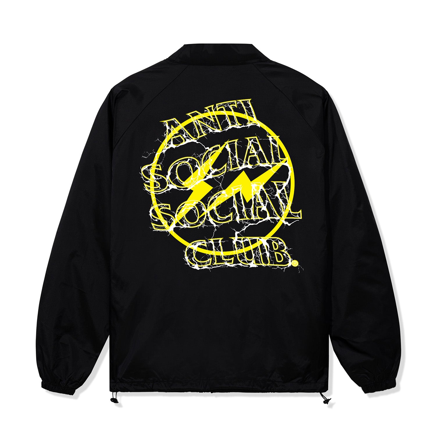 ASSC x Fragment Design Bolt Jacket - Black/Yellow