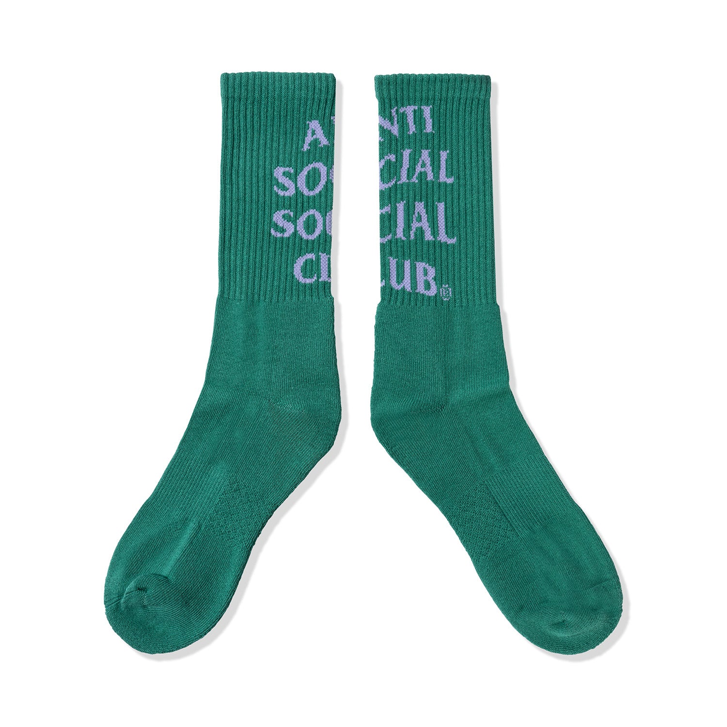 Anti social social club socks offers -safety Green