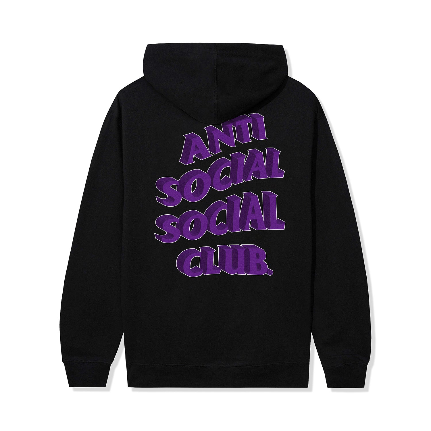 Self Doubts Hoodie Black Purple