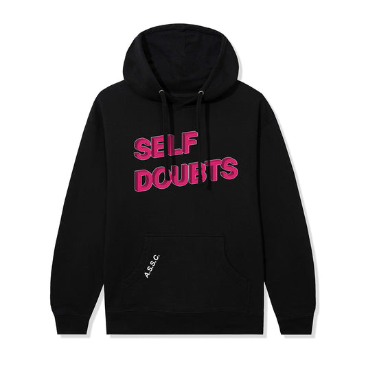 Self Doubts Hoodie - Black/Pink