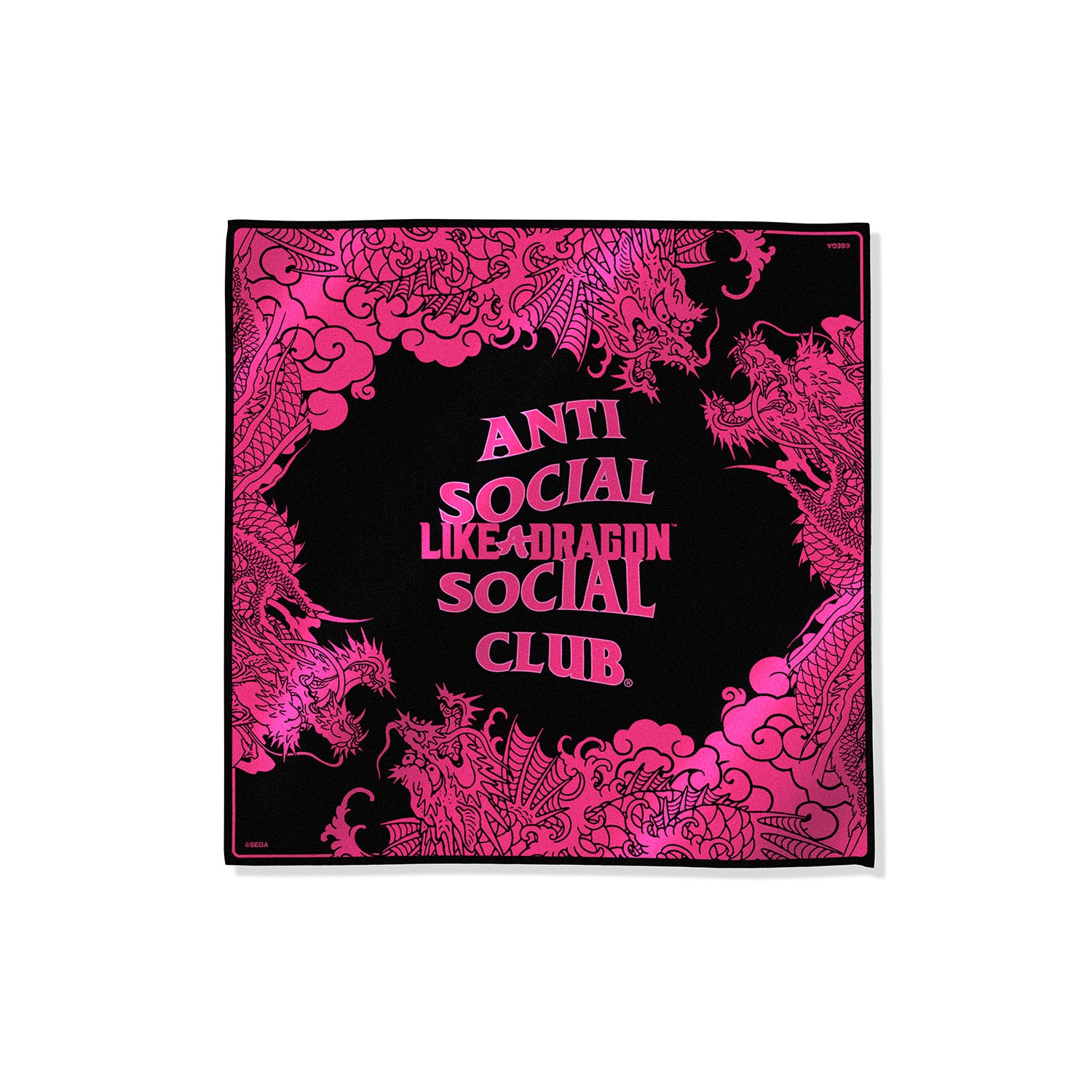 ASSC x Like A Dragon Bandana - Black – AntiSocialSocialClub