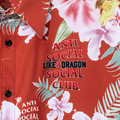 ASSC x Like A Dragon Ichiban Button Up - Red