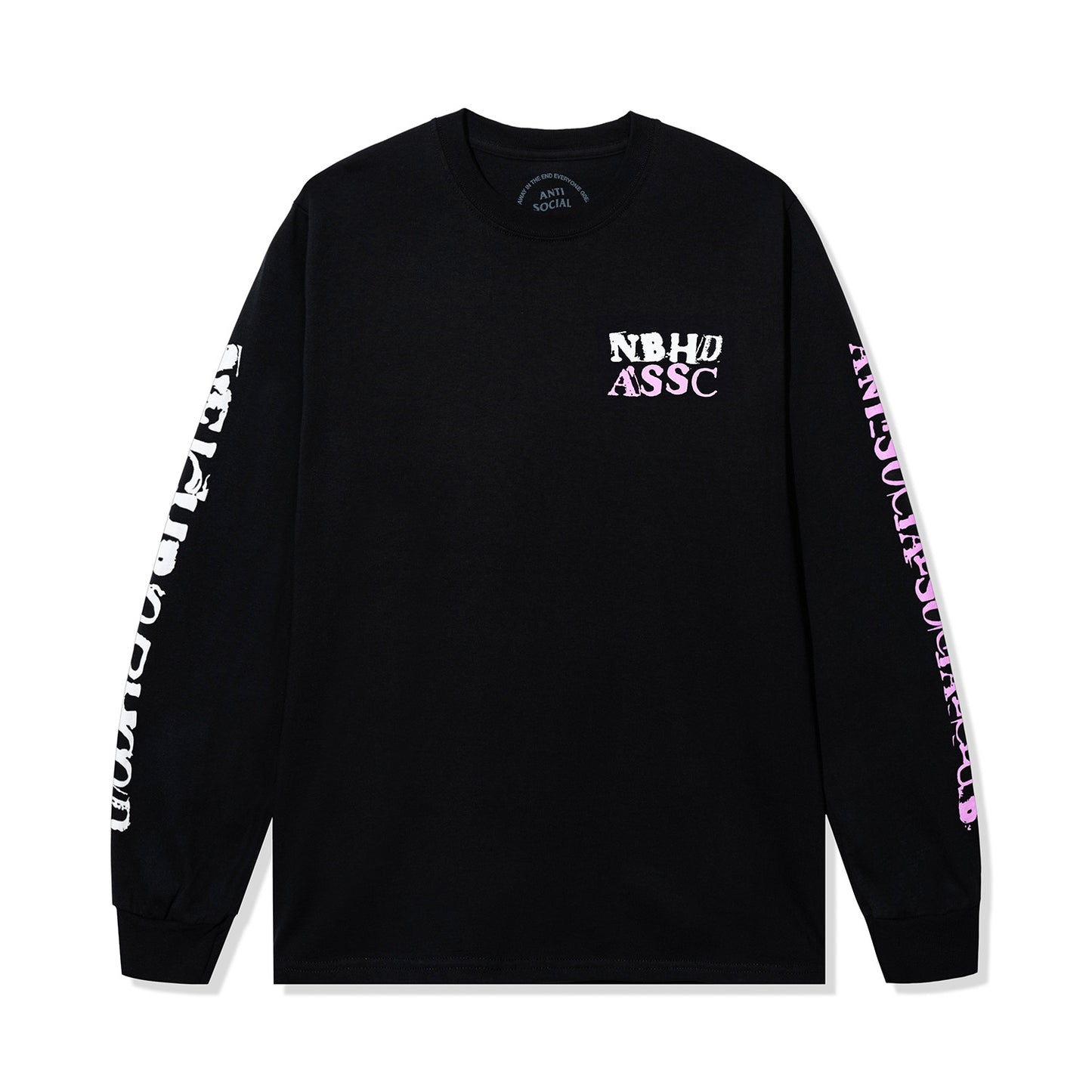 ASSC x Neighborhood Chaos LS Tee - Black