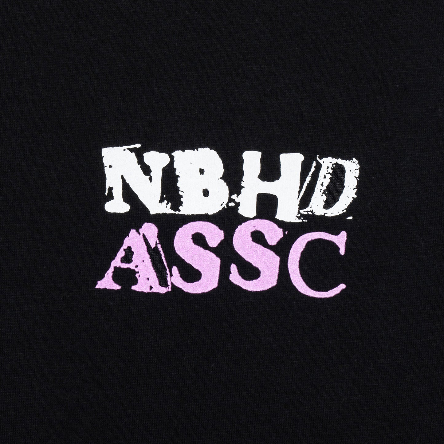 ASSC x Neighborhood Chaos LS Tee - Black