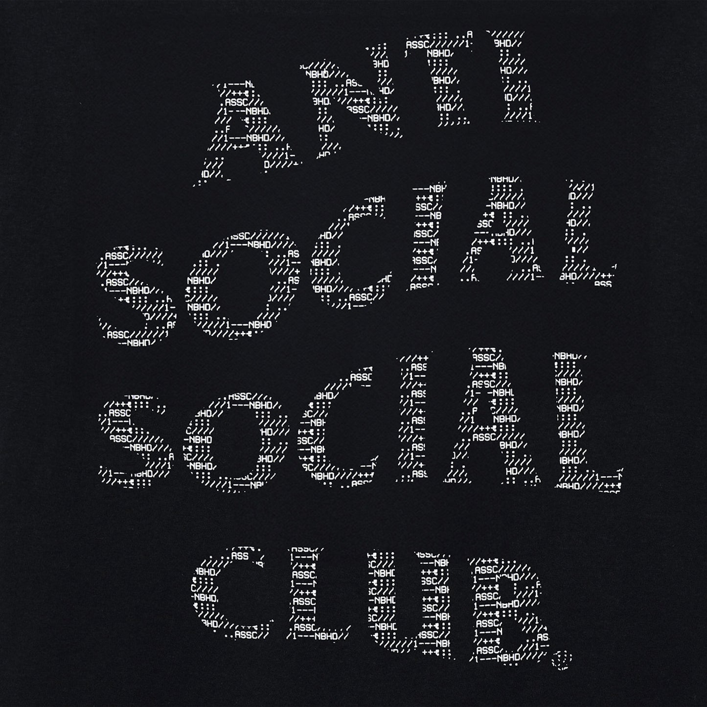 ASSC x Neighborhood Crossbones Tee - Black