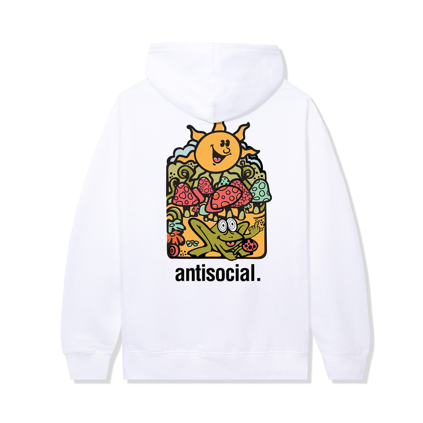 Frog Trip Hoodie - White