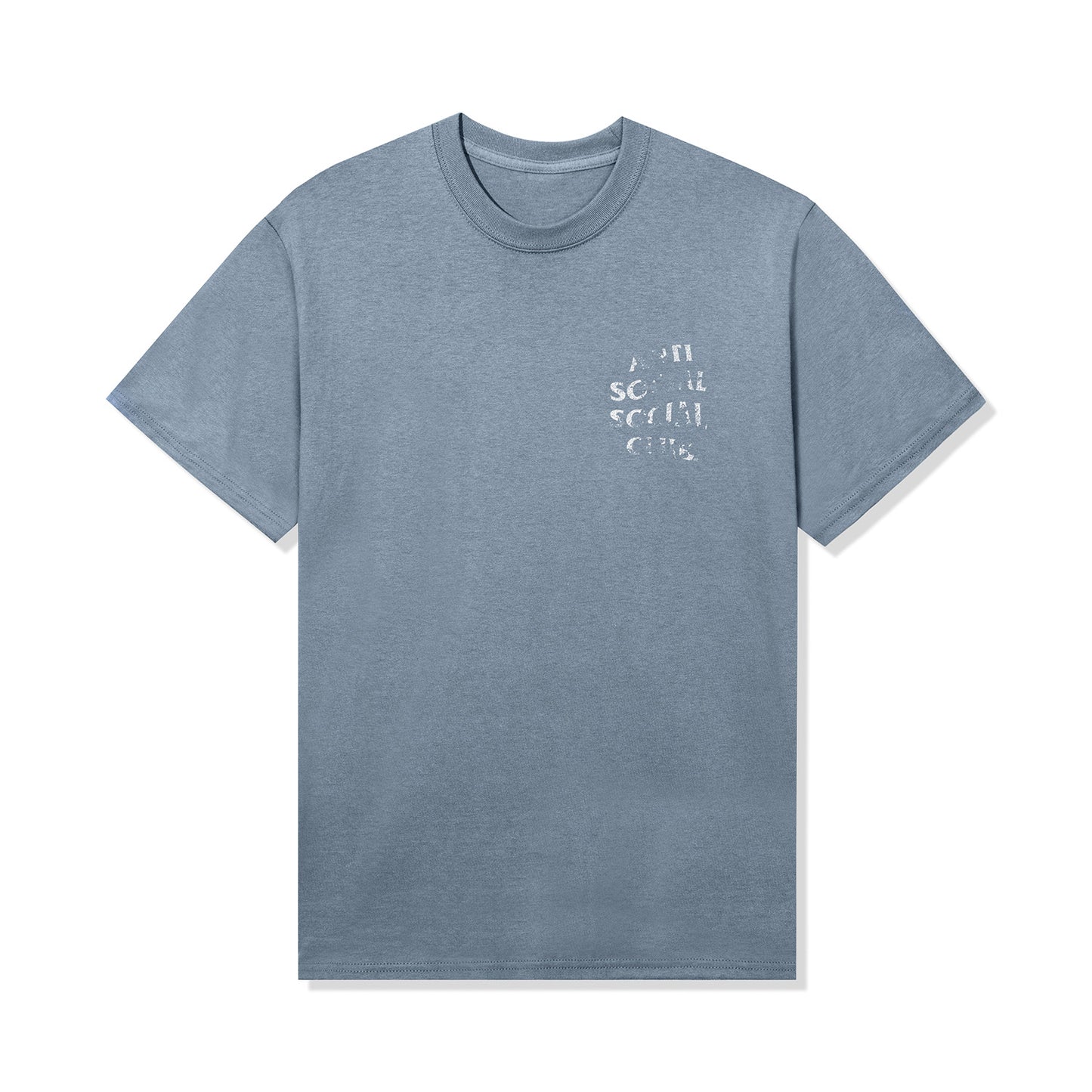 Thrashed Logo Flip Tee - Stonewashed Blue