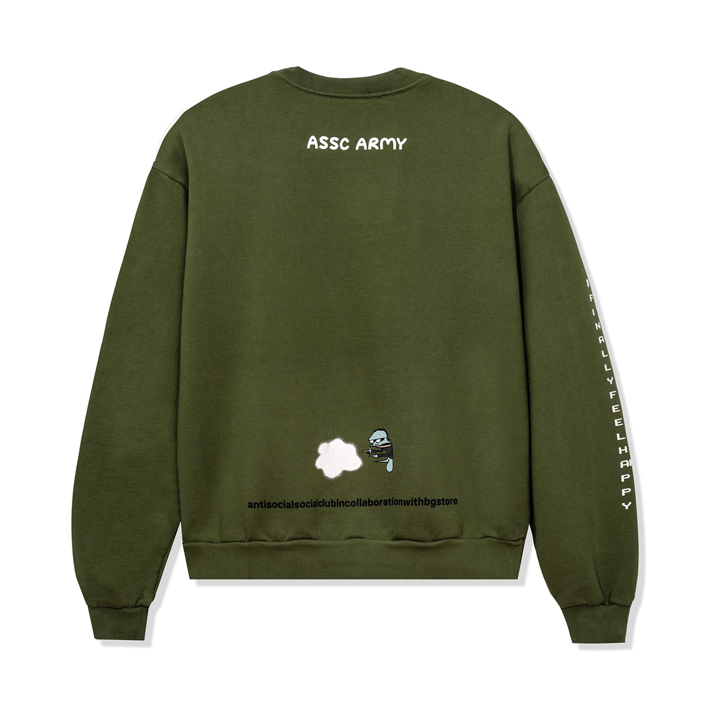 ASSC x Bryant Giles Crewneck - Olive