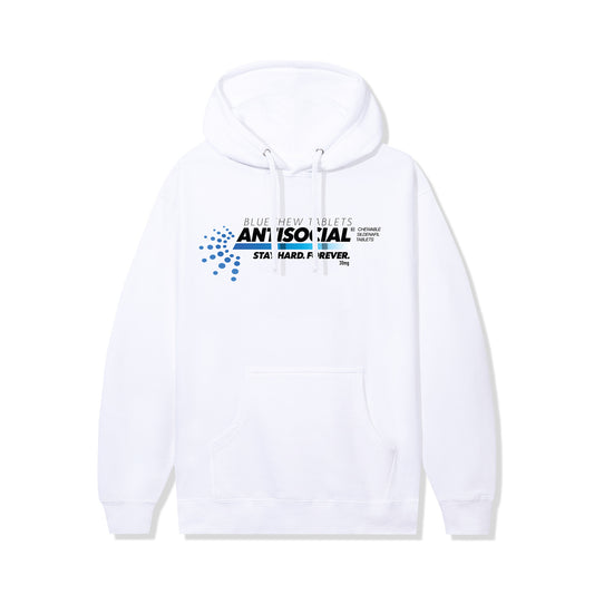 Stay Hard BlueChew Hoodie - White