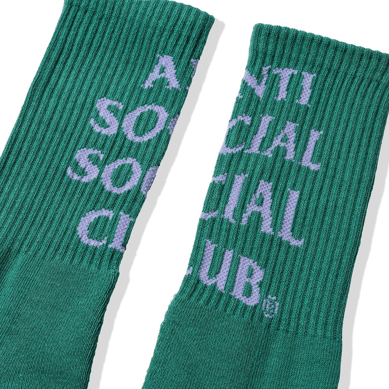 Anti social social club socks offers -safety Green