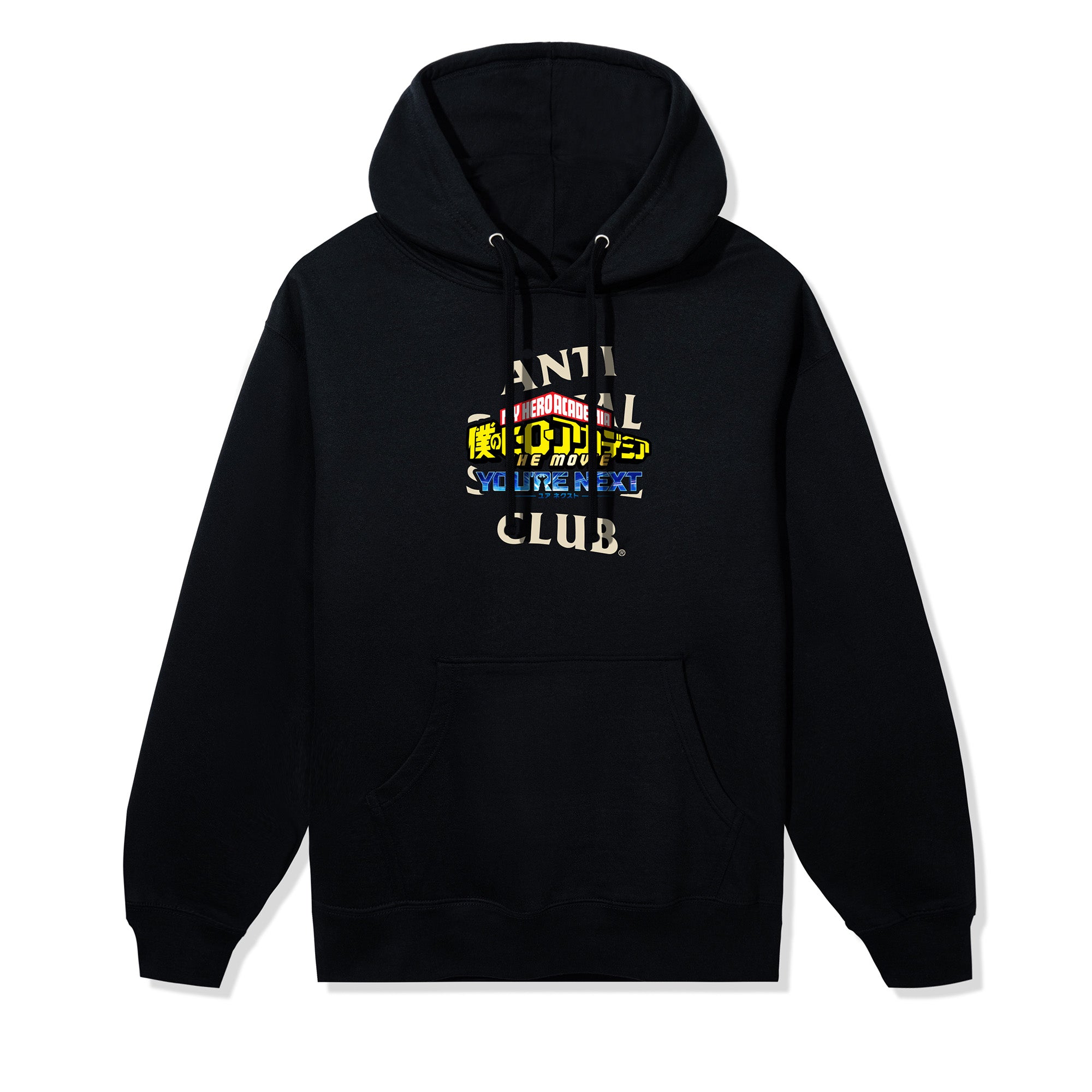 Anti sold Social Social Club Multicolor Black Hoodie