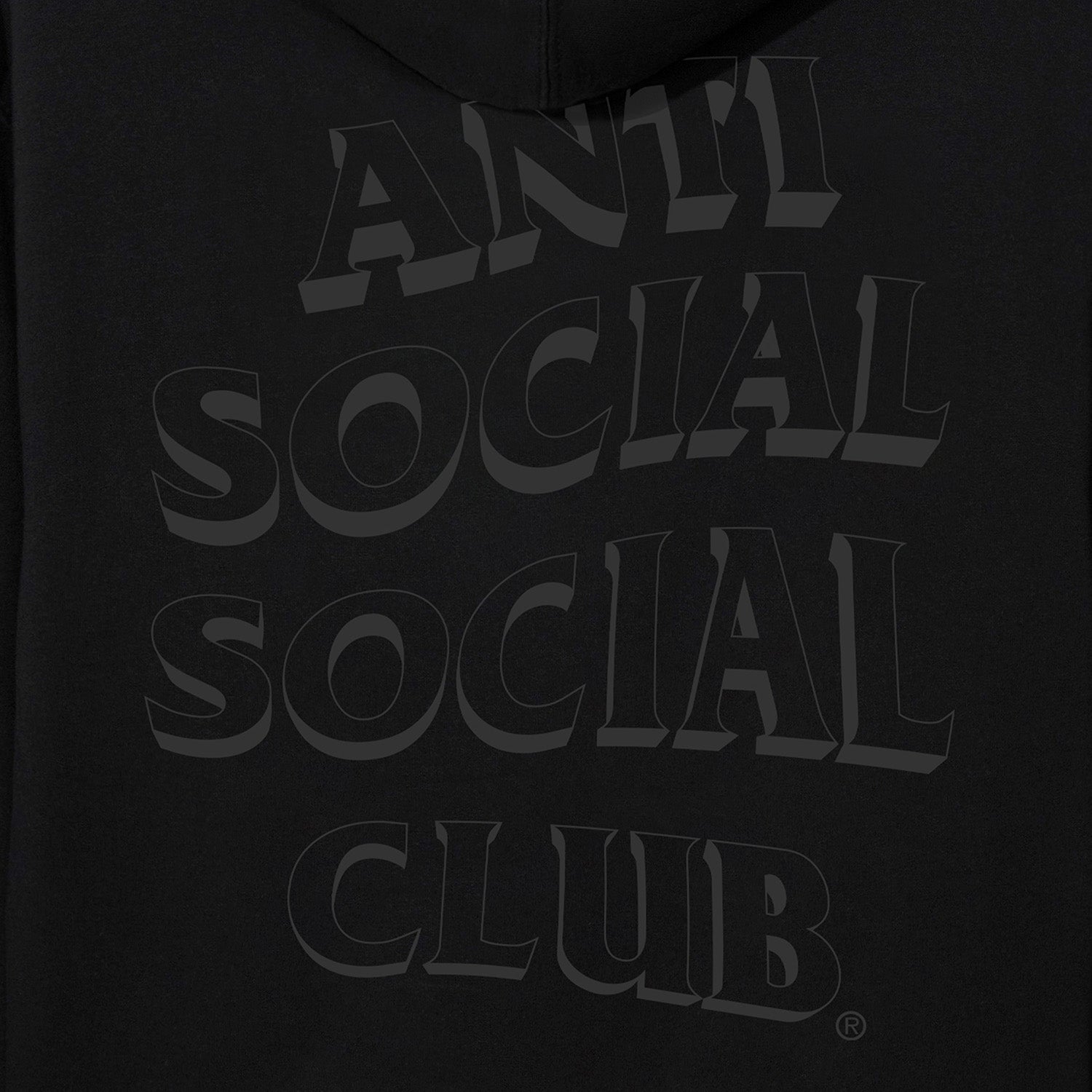 Nonchalant Hoodie Black AntiSocialSocialClub