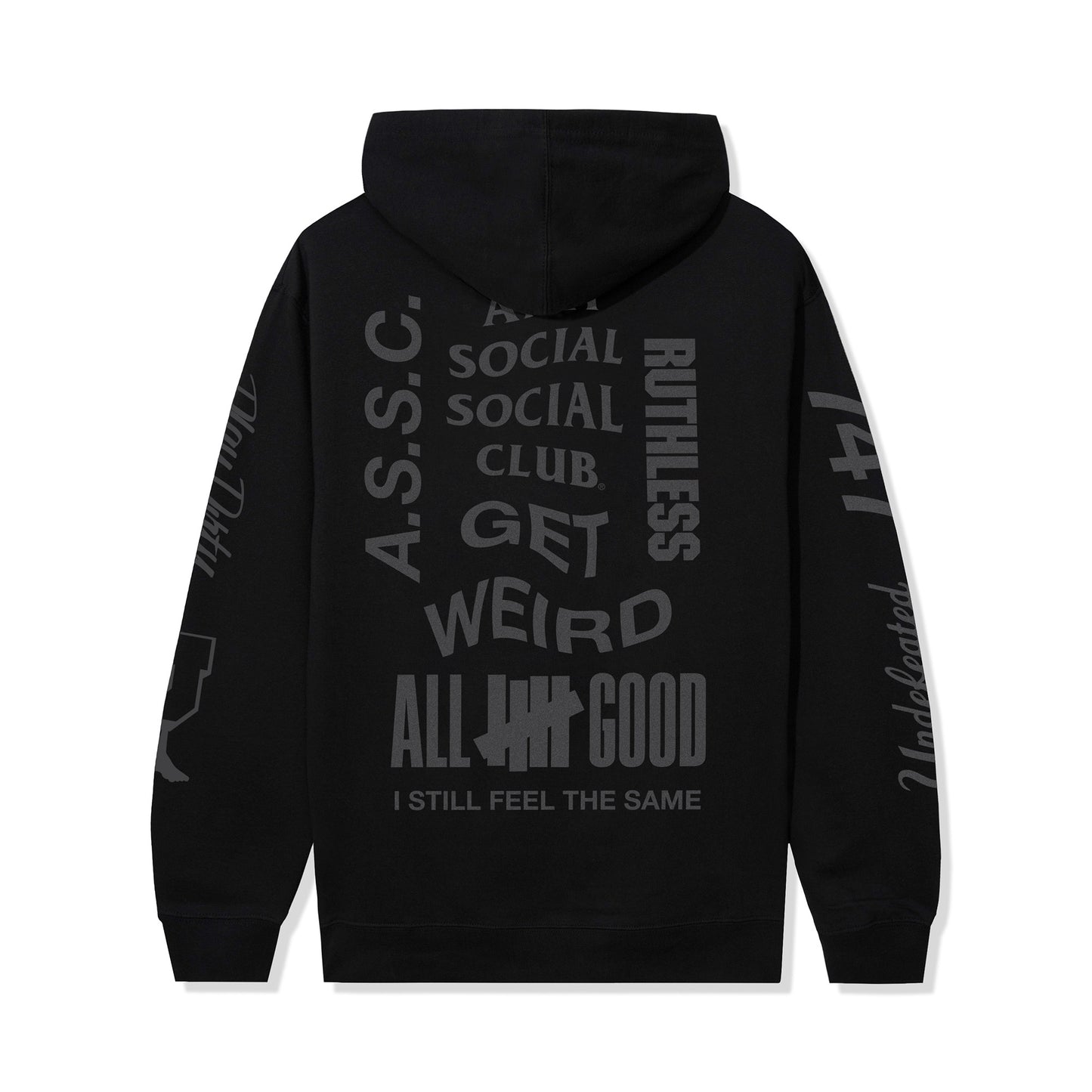 ASSC x Undefeated Schizophrenia Reflective Hoodie