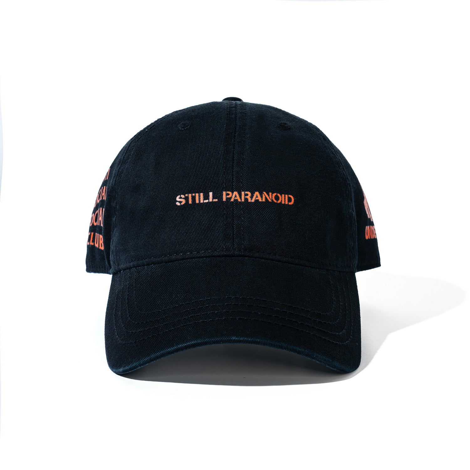 ASSC x Undefeated Still Paranoid Cap Black