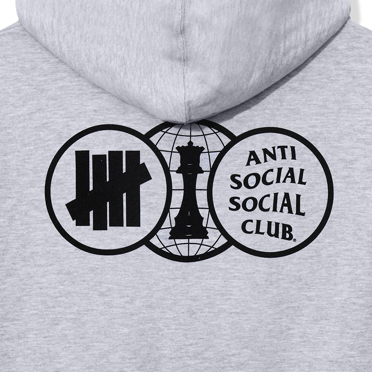 ASSC x Undefeated Position Hoodie Athletic Heather AntiSocialSocialClub