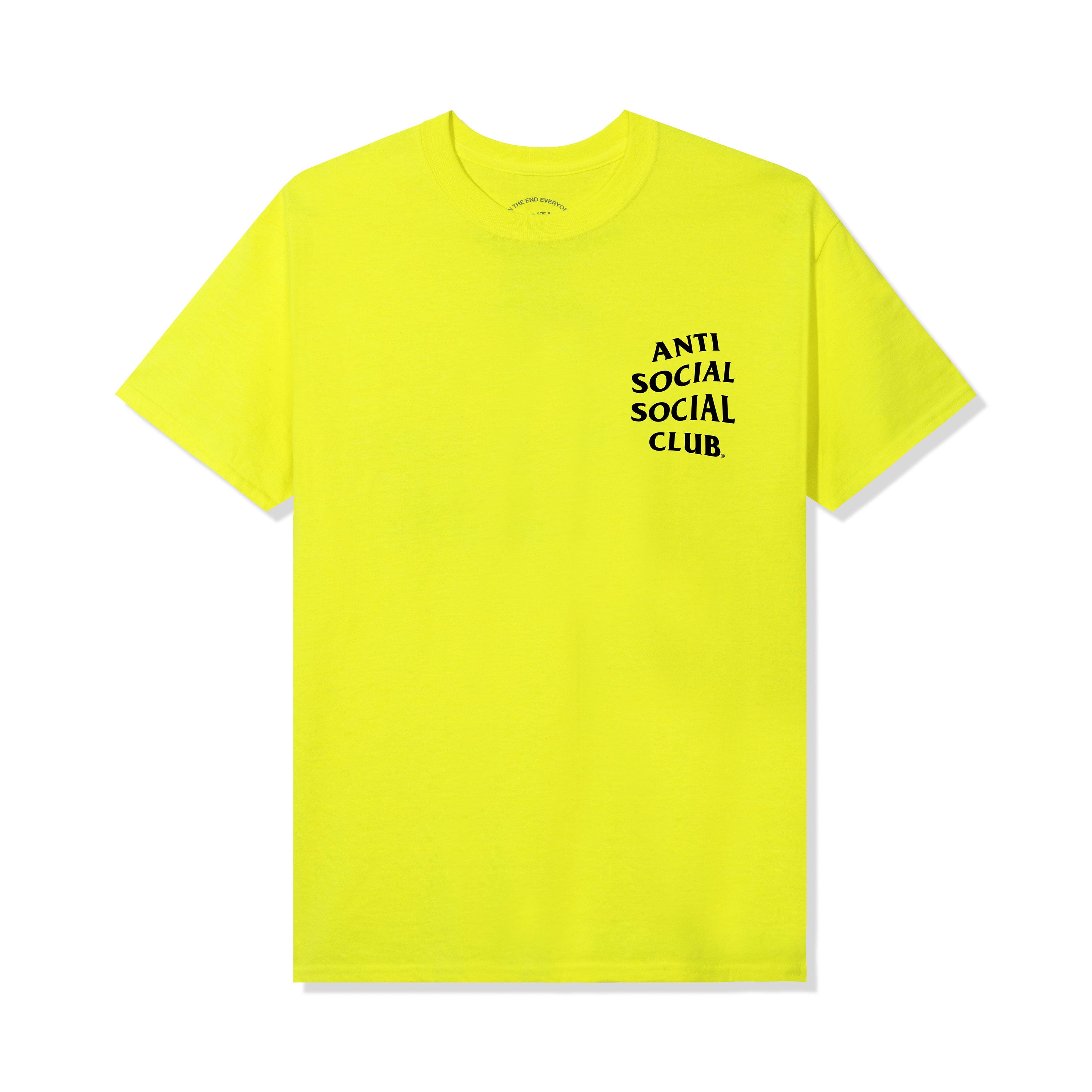 Anti social social club yellow best sale