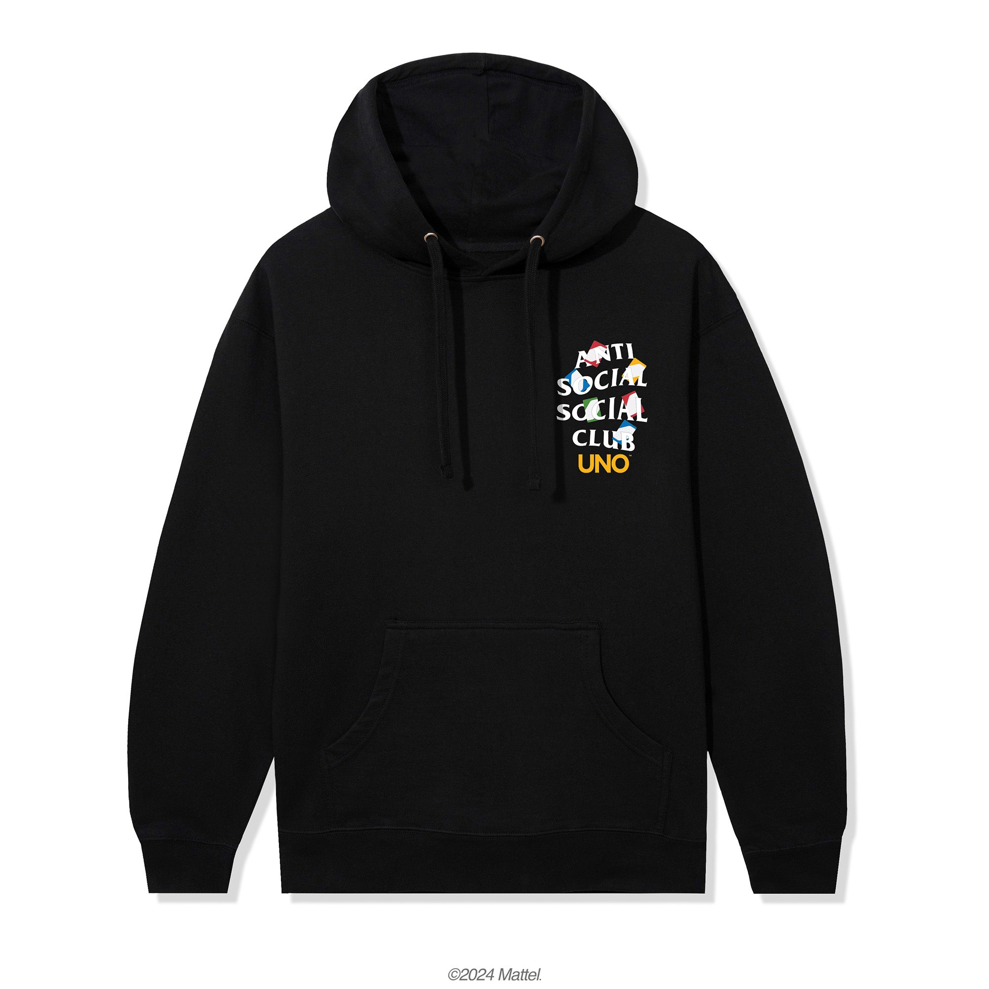 Anti sold Social Social Club Multicolor Black Hoodie