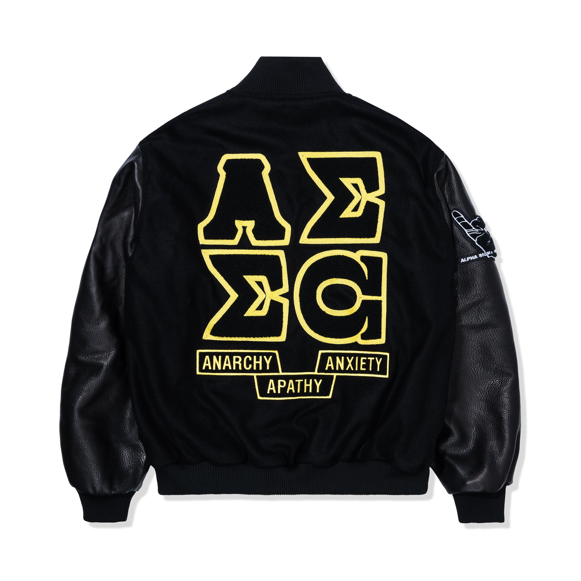 Letterman Jacket Black AntiSocialSocialClub