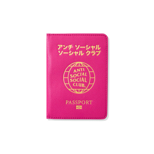 Hardly Punctual Passport Case - Pink