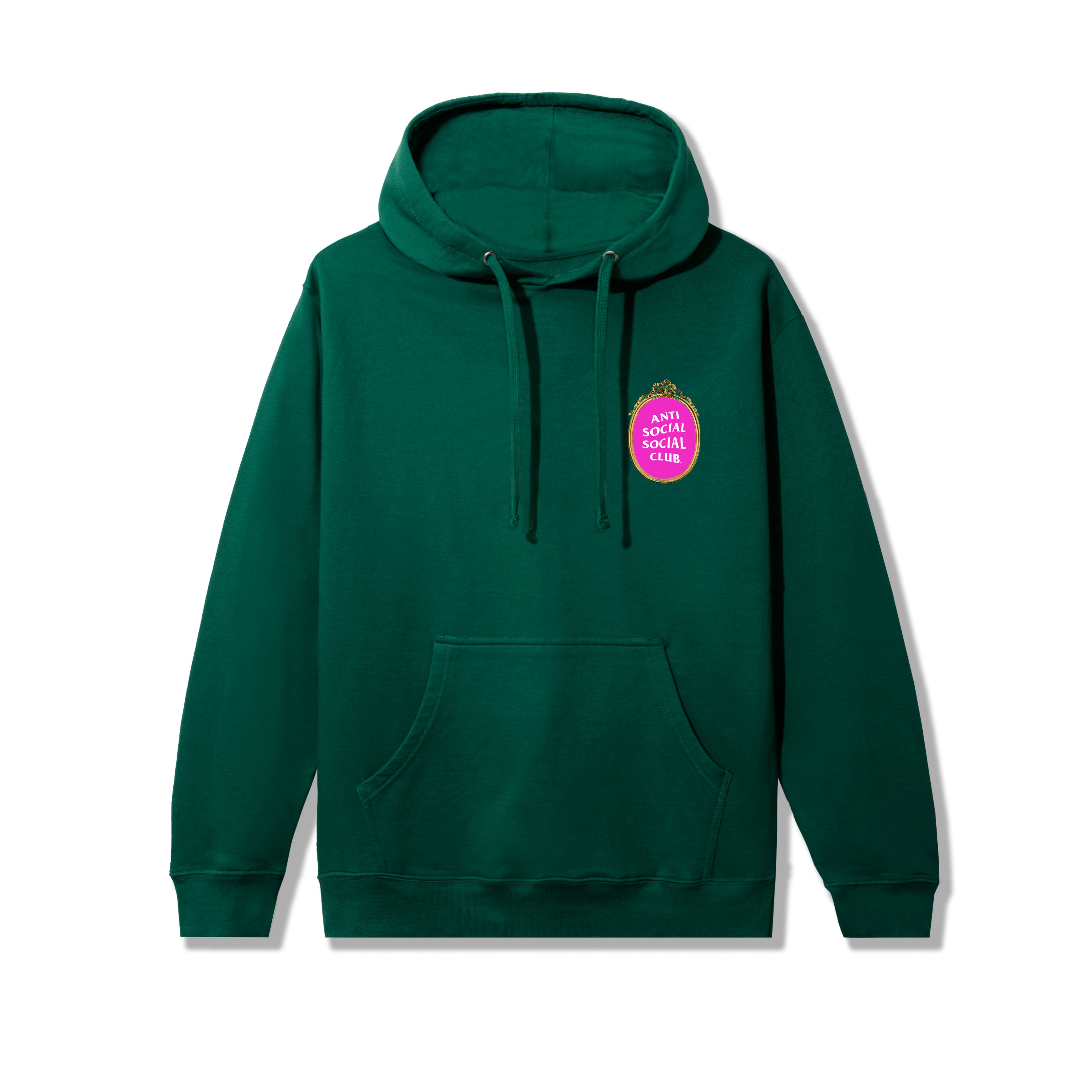 Anti social social club hoodie green on sale