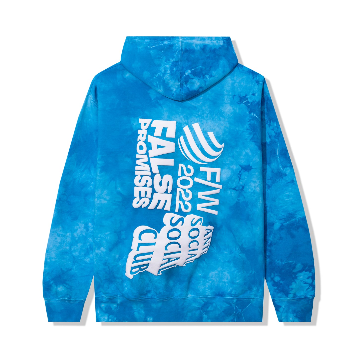 False Promises Blue Tie Dye Hoody