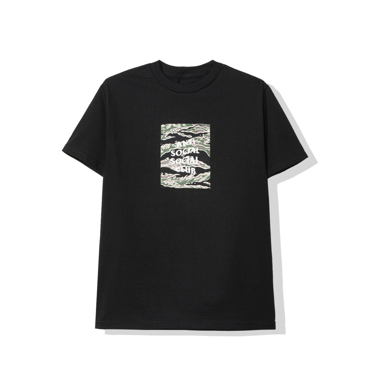 Tiger Camo Black Box Tee – AntiSocialSocialClub