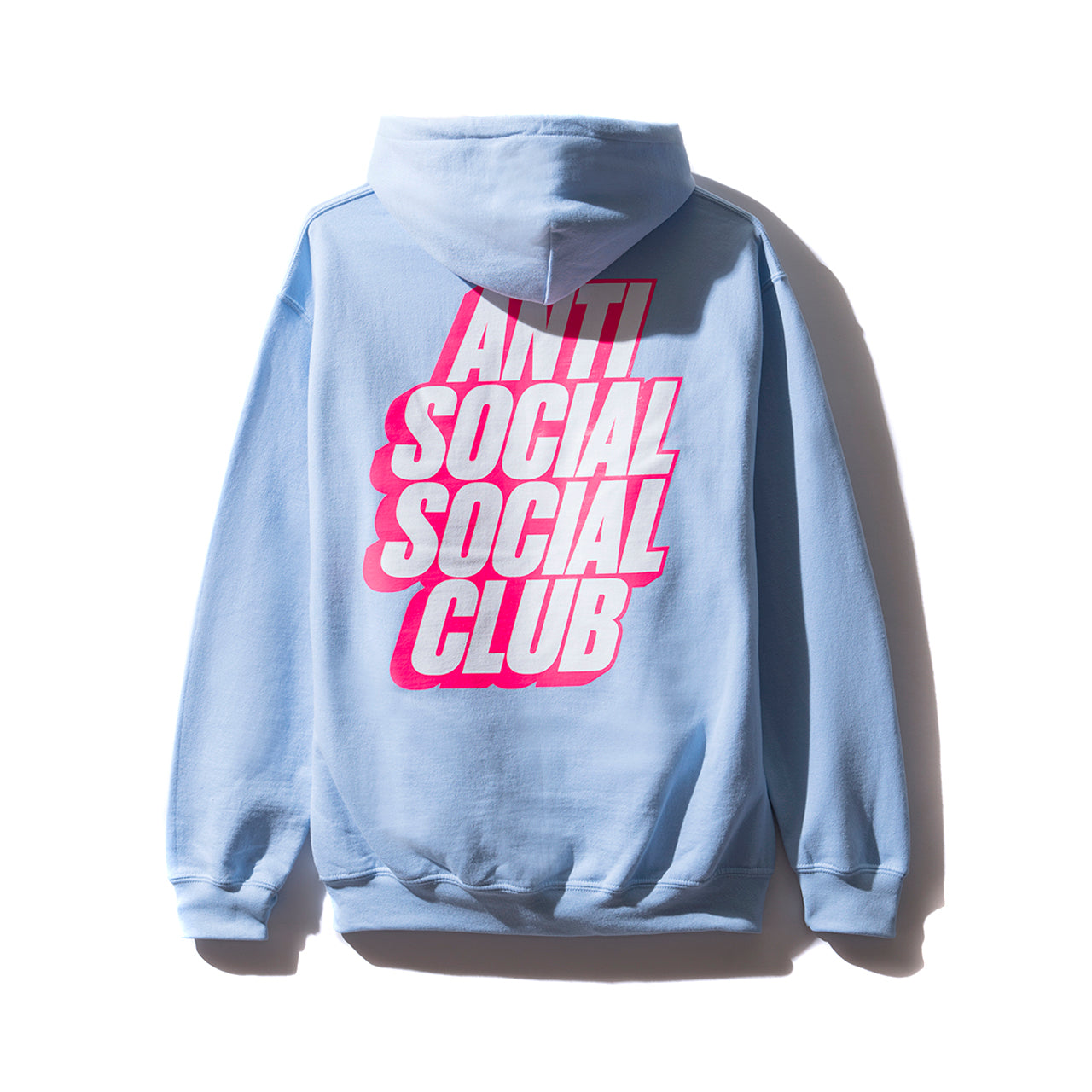 Blocked Logo Blue Hoodie AntiSocialSocialClub